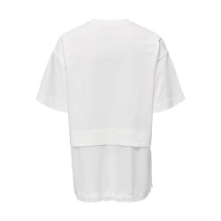 ONLY Mexa kortærmet blonde t-shirt - Cloud Dancer