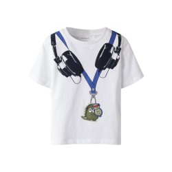 NAME IT MINI Henni kortærmet t-shirt - Bright White