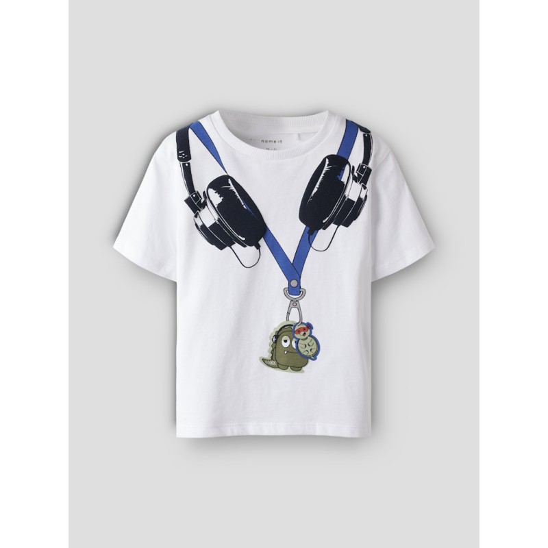 NAME IT MINI Henni kortærmet t-shirt - Bright White