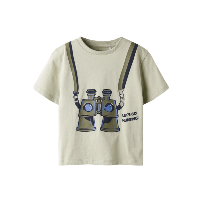 NAME IT MINI Henni kortærmet t-shirt - Swamp