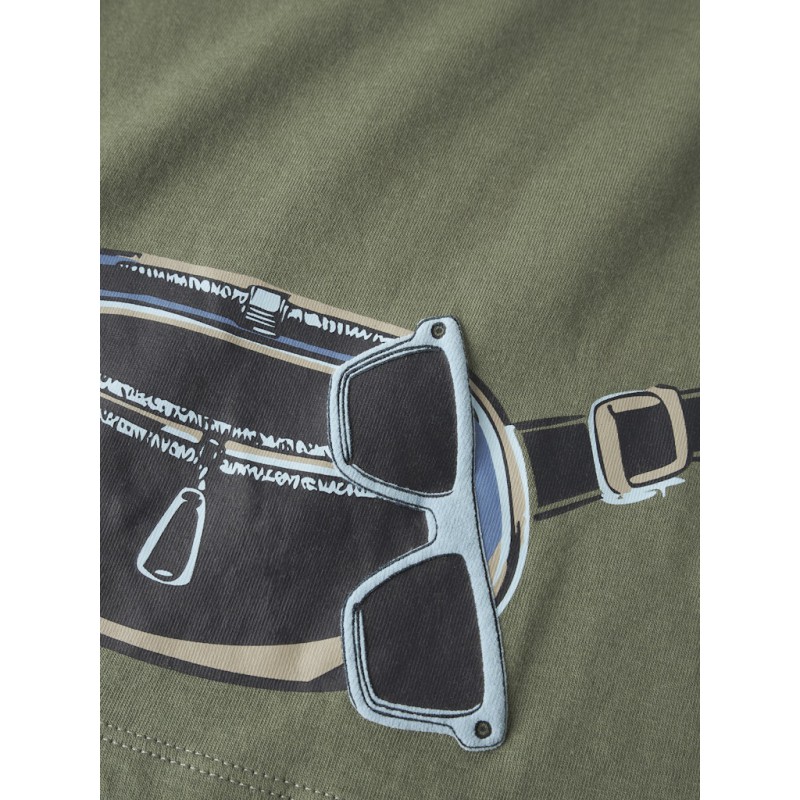 NAME IT MINI Henni kortærmet t-shirt - Olivine