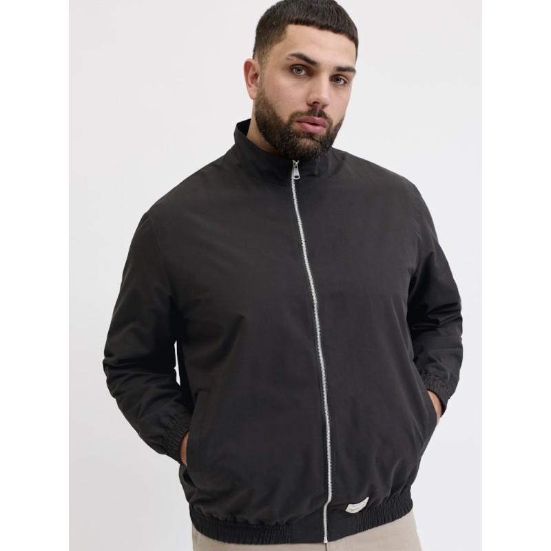 JACK & JONES PLUS Cassis rush bomber jakke - Black