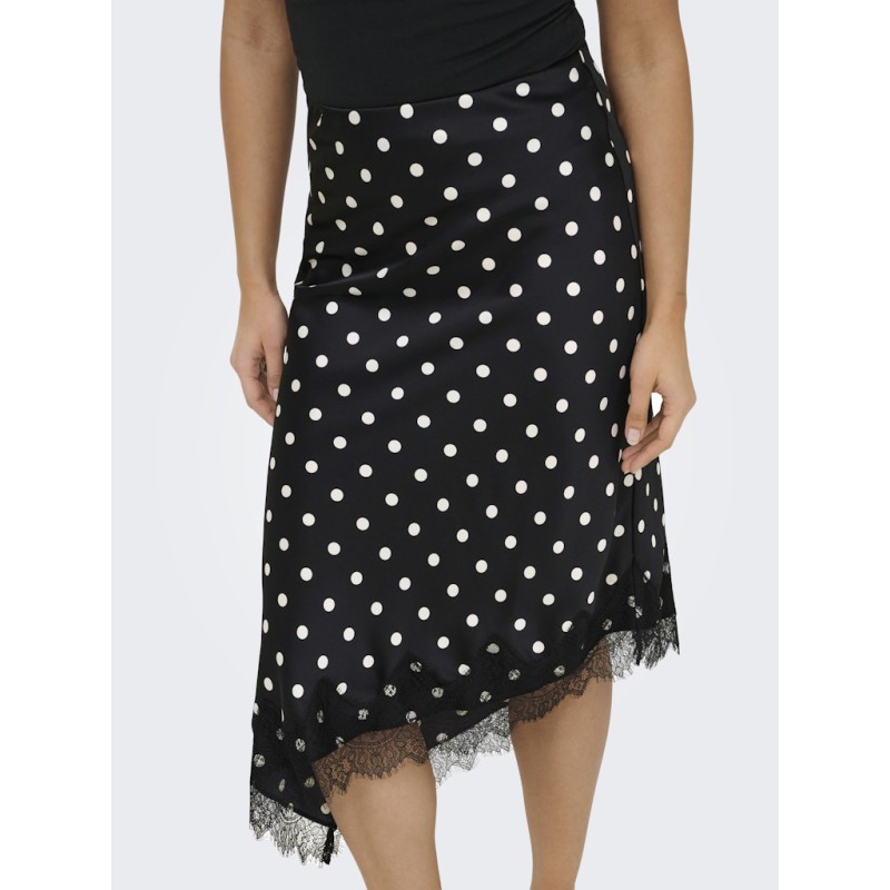 ONLY Bella Satin Blonde Nederdel - Black