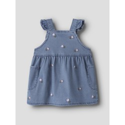 NAME IT Baby Sage Denim Spencer Kjole - Denim Blue