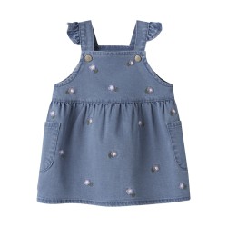 NAME IT Baby Sage Denim Spencer Kjole - Denim Blue