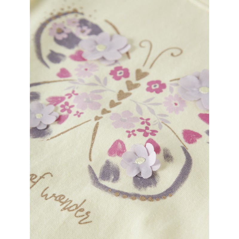 NAME IT Mini Deppa L/S Top - Pear Sorbet