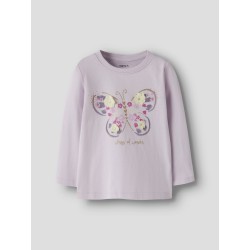 NAME IT Mini Deppa L/S Top - Lavender Fog