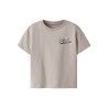 NAME IT Mini Digro S/S Top - Chateau Gray