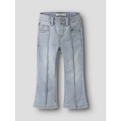 NAME IT Mini Polly Skinny Bootcut Jeans - Light Blue Denim