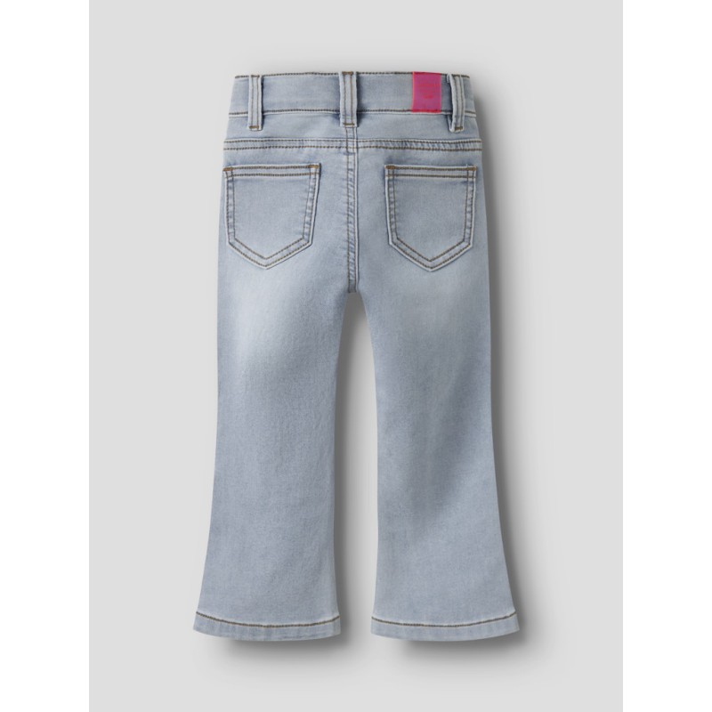 NAME IT Mini Polly Skinny Bootcut Jeans - Light Blue Denim