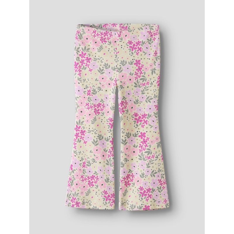 NAME IT Mini Dartias Flared Bukser - Peyote Melange