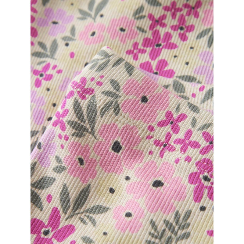 NAME IT Mini Dartias Flared Bukser - Peyote Melange