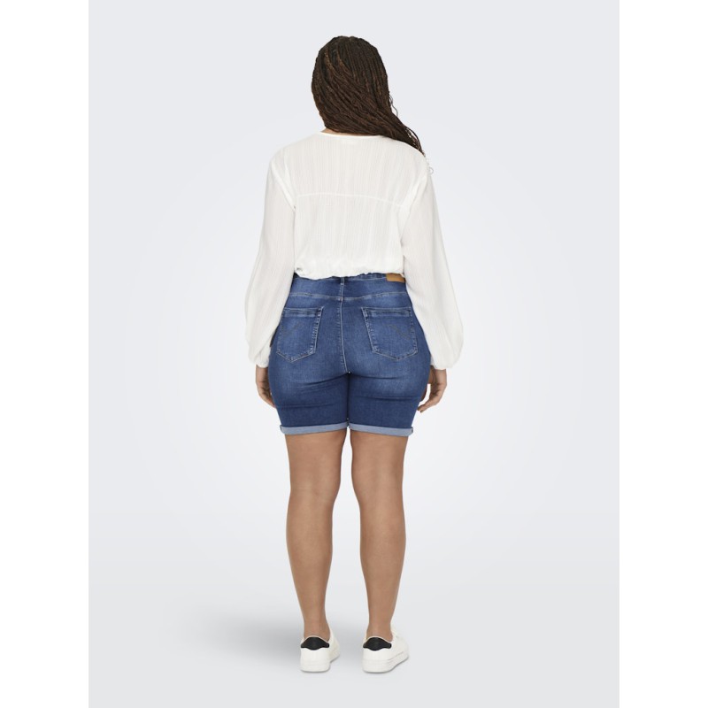 ONLY CARMAKOMA Laola Denim Shorts - Medium Blue Denim