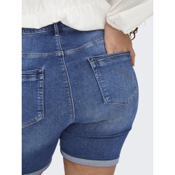 ONLY CARMAKOMA Laola Denim Shorts - Medium Blue Denim