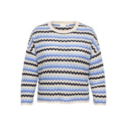 CARMAKOMA Asa Rund Hals Strik - Birch