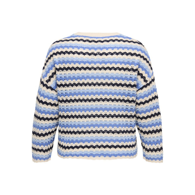 CARMAKOMA Asa Rund Hals Strik - Birch