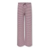 KIDS ONLY Pamia stribede bukser - Rose Brown