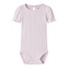 NAME IT BABY Happy kortærmet body -  Cradle Pink