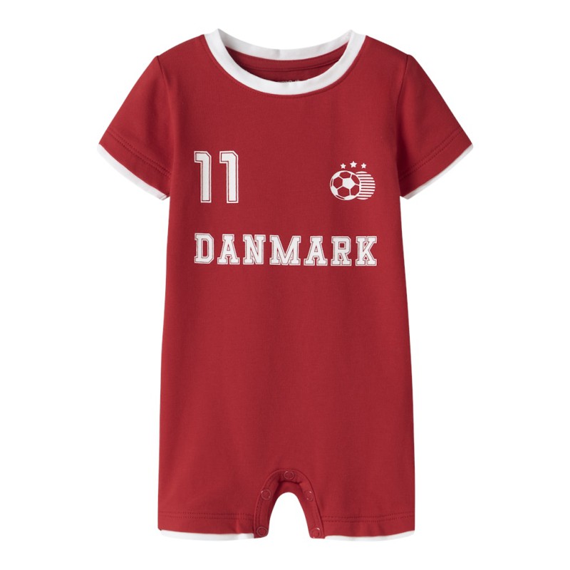 NAME IT BABY Unisex Hi team bodysuit - True Red