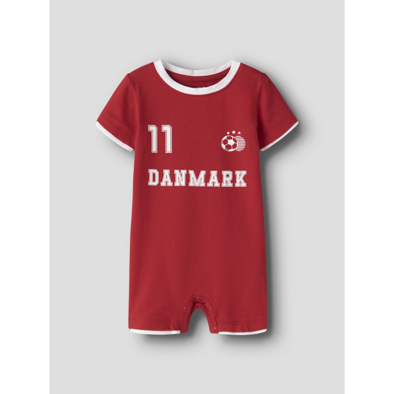 NAME IT BABY Unisex Hi team bodysuit - True Red