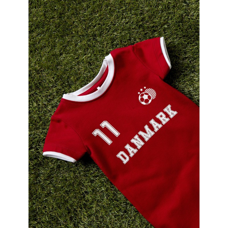 NAME IT BABY Unisex Hi team bodysuit - True Red