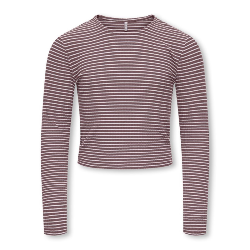 KIDS ONLY Pamia langærmet bluse - Rose Brown