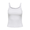ONLY Vira S/L Rib Top - Bright White