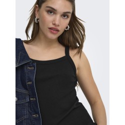 ONLY Vira S/L Rib Top - Black