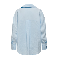 ONLY Zazima L/s Loose Fit Skjorte - Chambray Blue