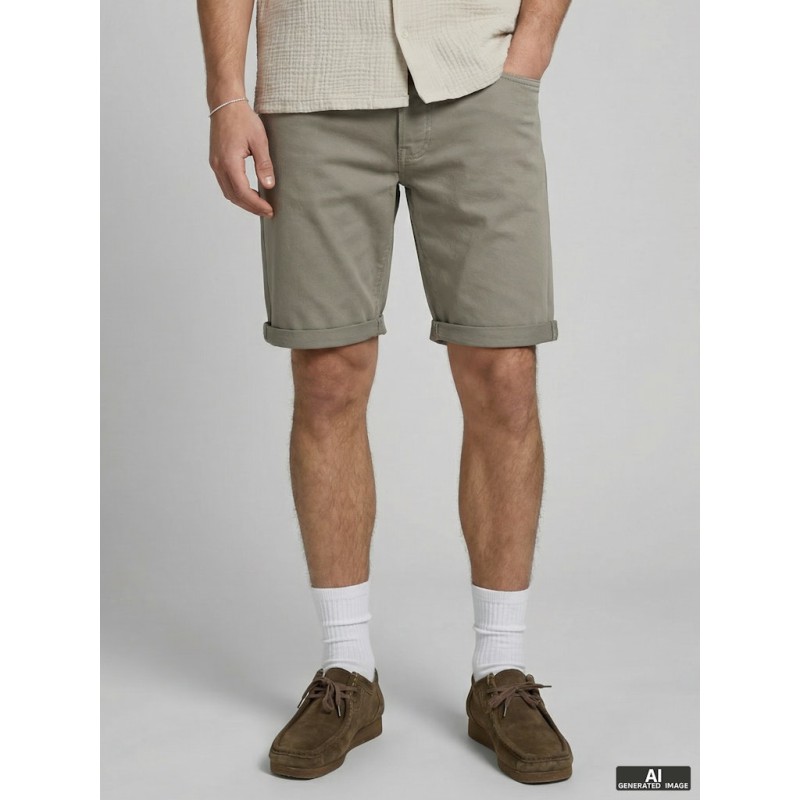 JJ REBEL Sharp Chino Shorts - Olive Night