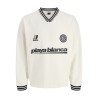 JACK & JONES Club Football langærmet bluse - Cloud Dancer