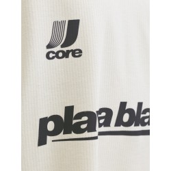 JACK & JONES Club Football langærmet bluse - Cloud Dancer