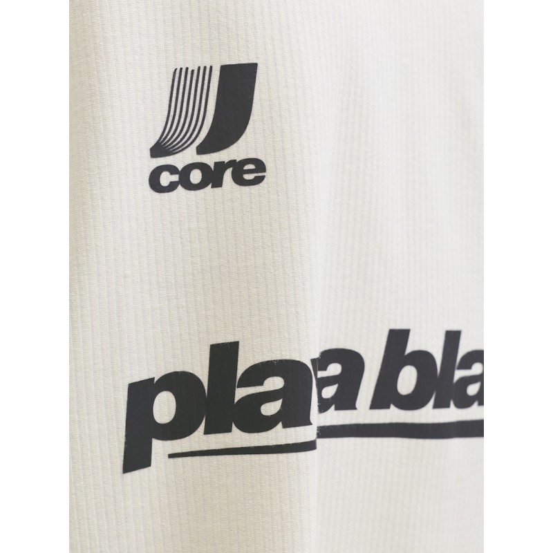 JACK & JONES Club Football langærmet bluse - Cloud Dancer