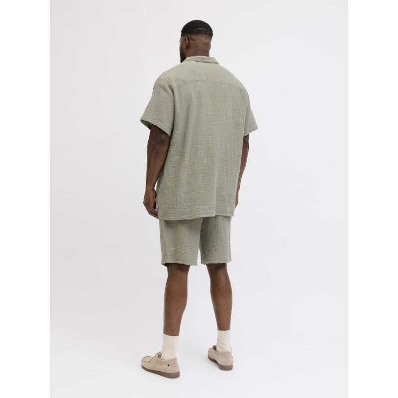 JACK & JONES PLUS Jaiden Patras jogger shorts - Seagrass