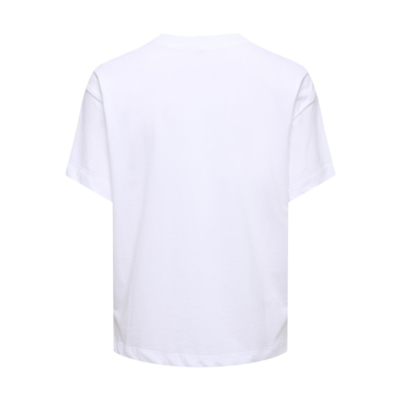 ONLY Emmima kortærmet t-shirt - Bright White w. Emmina so chill