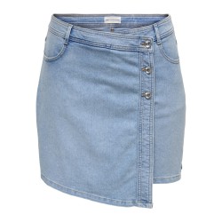 ONLY CARMAKOMA Lesly denim shorts - Light Blue Denim