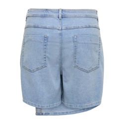 ONLY CARMAKOMA Lesly denim shorts - Light Blue Denim