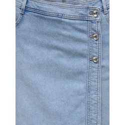 ONLY CARMAKOMA Lesly denim shorts - Light Blue Denim
