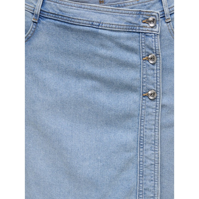 ONLY CARMAKOMA Lesly denim shorts - Light Blue Denim