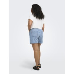 ONLY CARMAKOMA Lesly denim shorts - Light Blue Denim