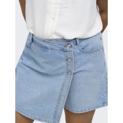 ONLY CARMAKOMA Lesly denim shorts - Light Blue Denim