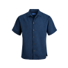JACK & JONES Blurico Tencel kortærmet skjorte - Pageant Blue
