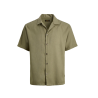 JACK & JONES Blurico Tencel kortærmet skjorte - Mermaid