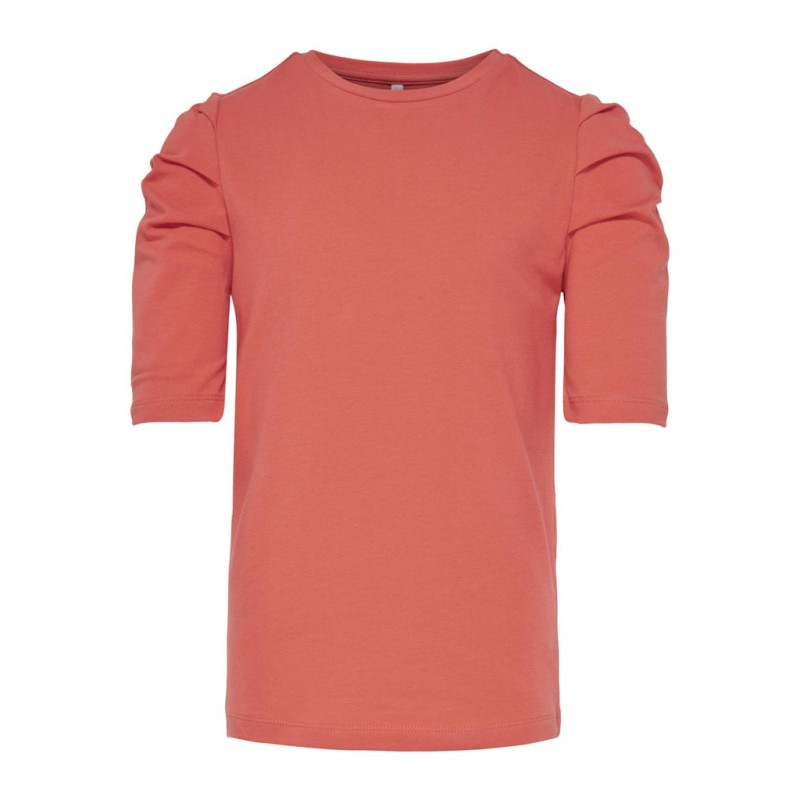 KIDS ONLY Live Love 2/4 Puff Ærme Top - Deep Sea Coral