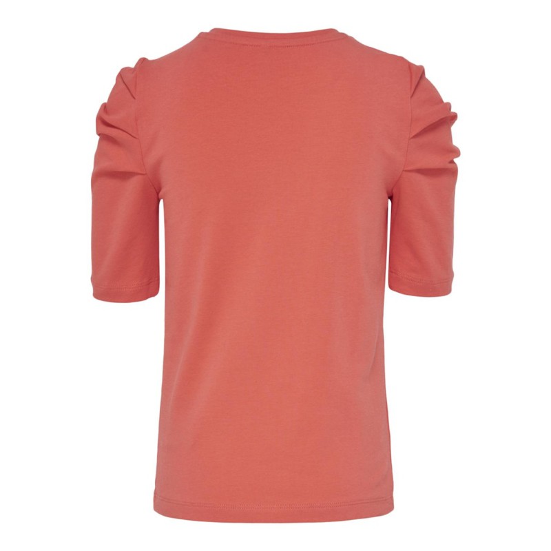 KIDS ONLY Live Love 2/4 Puff Ærme Top - Deep Sea Coral