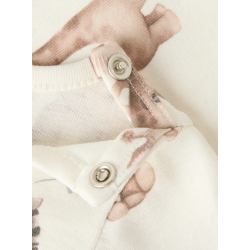 NAME IT BABY Hanimal langærmet body - Coconut Milk