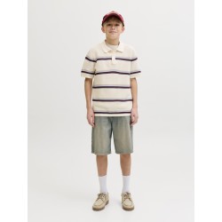 JACK & JONES JUNIOR Alex Baggy Shorts - Blue Denim SDL JJ 226