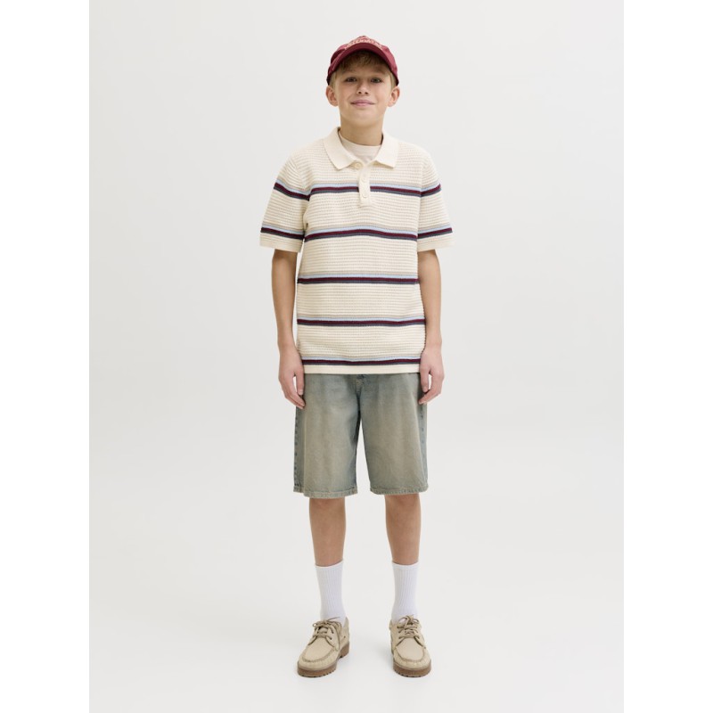 JACK & JONES JUNIOR Alex Baggy Shorts - Blue Denim SDL JJ 226