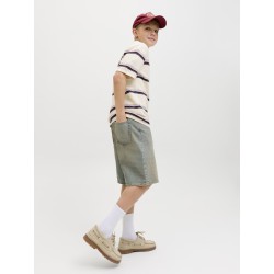 JACK & JONES JUNIOR Alex Baggy Shorts - Blue Denim SDL JJ 226