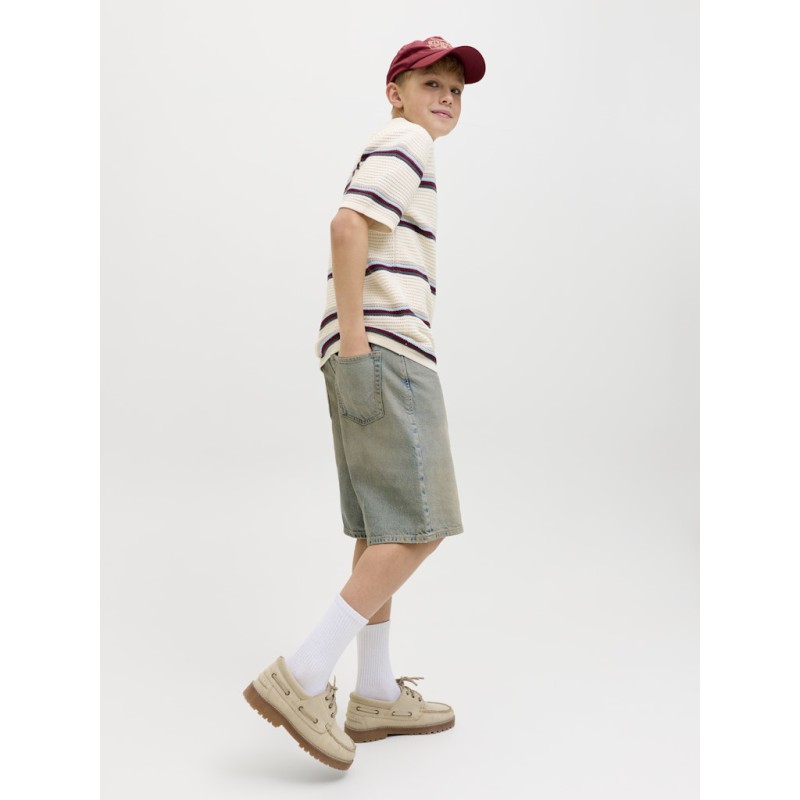 JACK & JONES JUNIOR Alex Baggy Shorts - Blue Denim SDL JJ 226